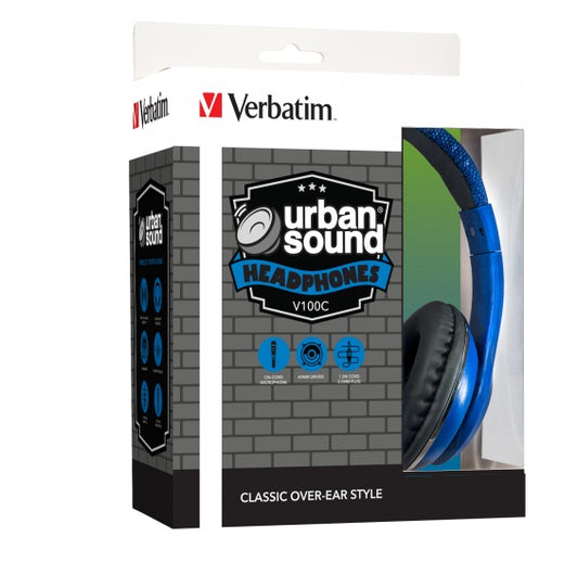 Buy Verbatim 65068 Stereo Headphone Classic - Blue from Vmart in Pakistan