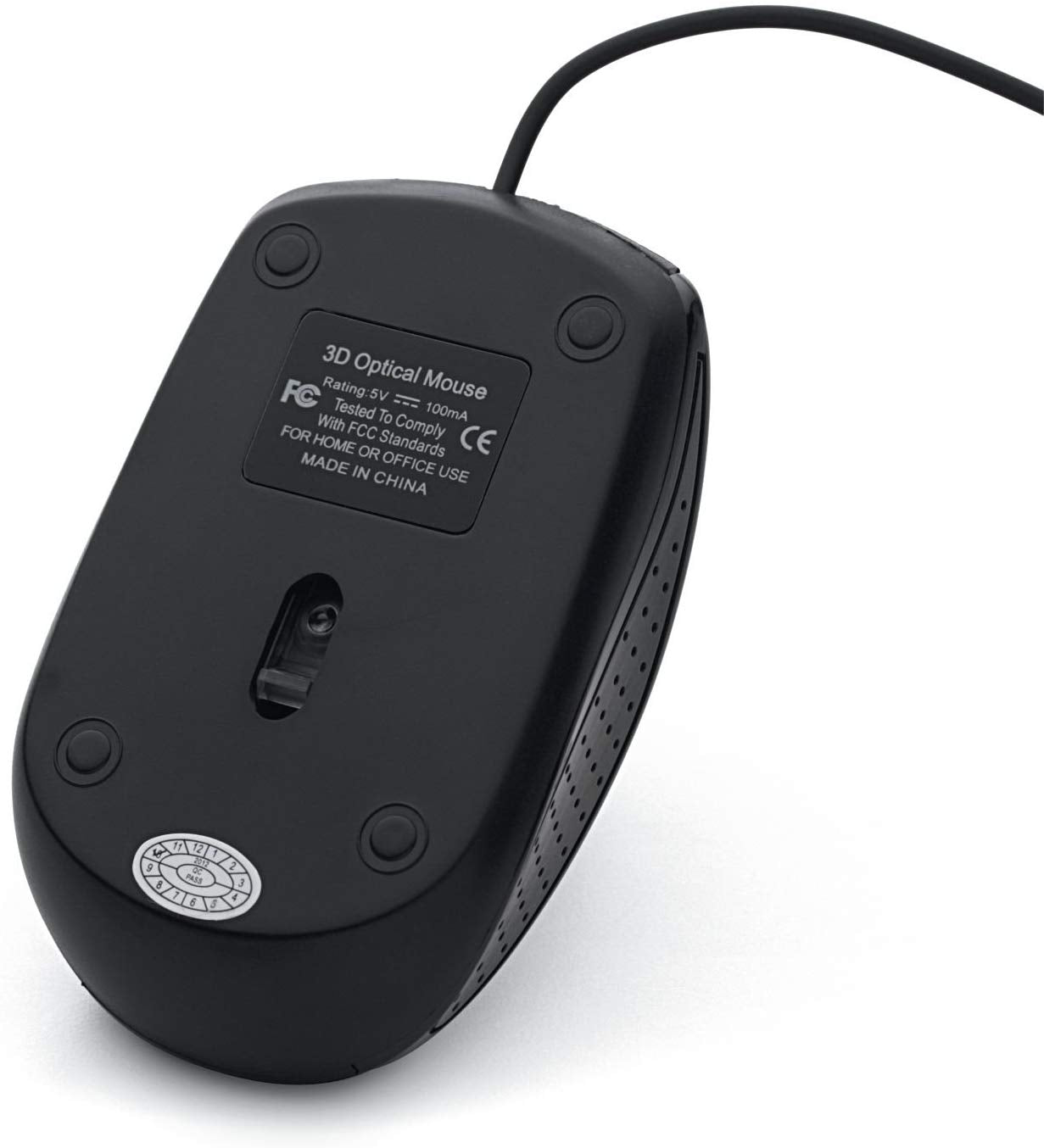 Verbatim Wired Optical Mouse - Black