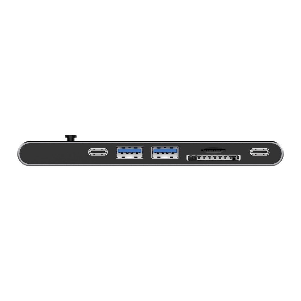 Verbatim 66317 Type C Hub Dual C (Retractable) with HDMI, Type Cx2, USB 3.0x2, SD, MicroSD