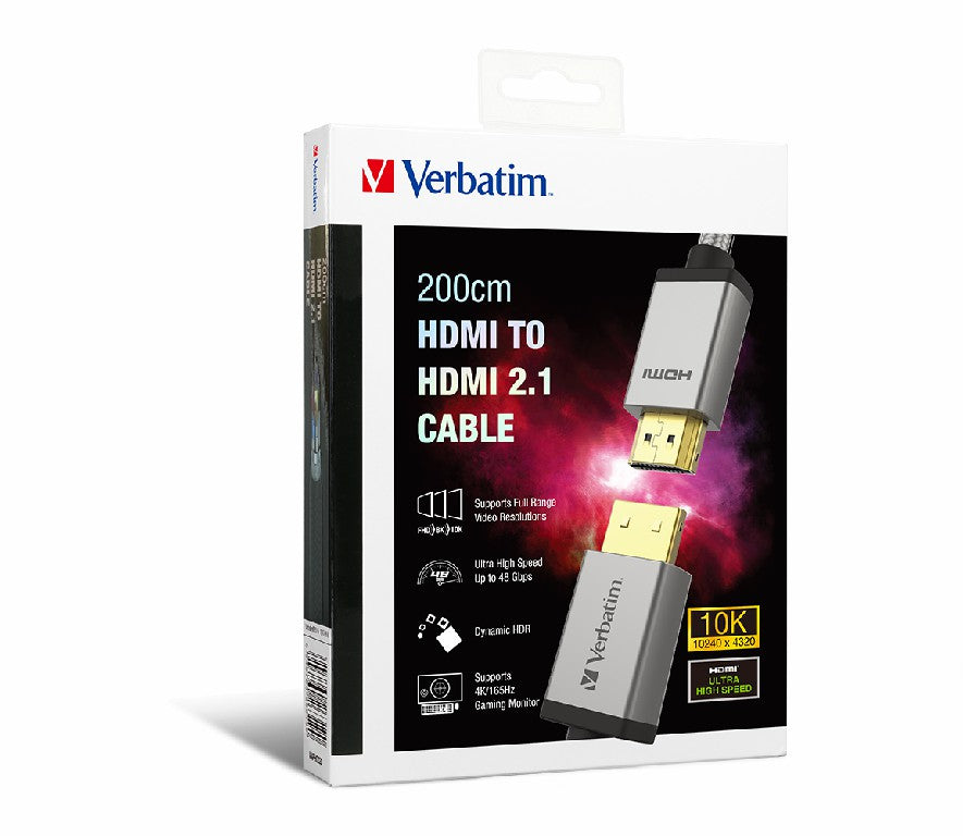 Verbatim 66319 HDMI 2.1 Cable - 2 Meters