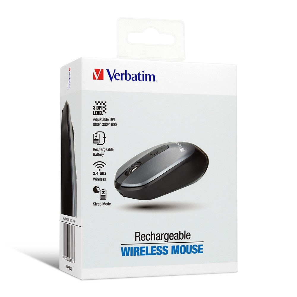 Verbatim 66381 Rechargeable Wireless Mouse