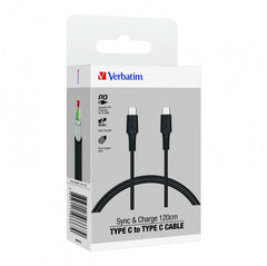 Verbatim 66667 Type C to Type C Sync &amp; Charge Cable (120cm)