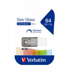 Verbatim 66694 64GB Store 'n' Go Sea Glass USB3.2 Gen1 Drive - Black