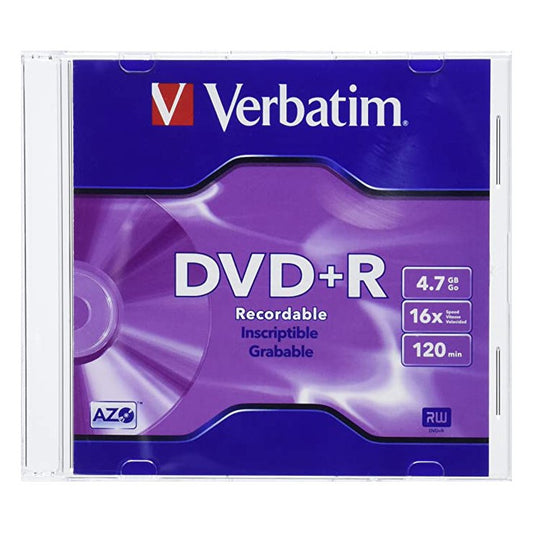 Buy Verbatim 95059 DVD+R 16X Slim Case 20pk from Vmart in Pakistan