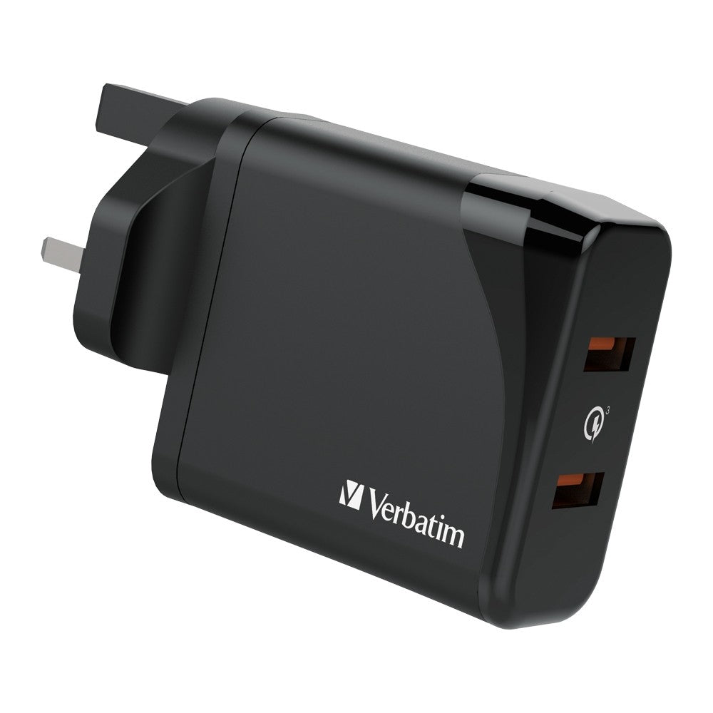 Verbatim 66346 Dual Ports 36W QC3.0 Charger