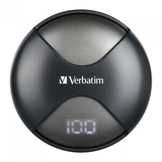 Buy Verbatim 66348 Bluetooth 5.0 IPX6 Truly Wireless Earbuds With Digital Charging Case - Black from Vmart in Pakistan