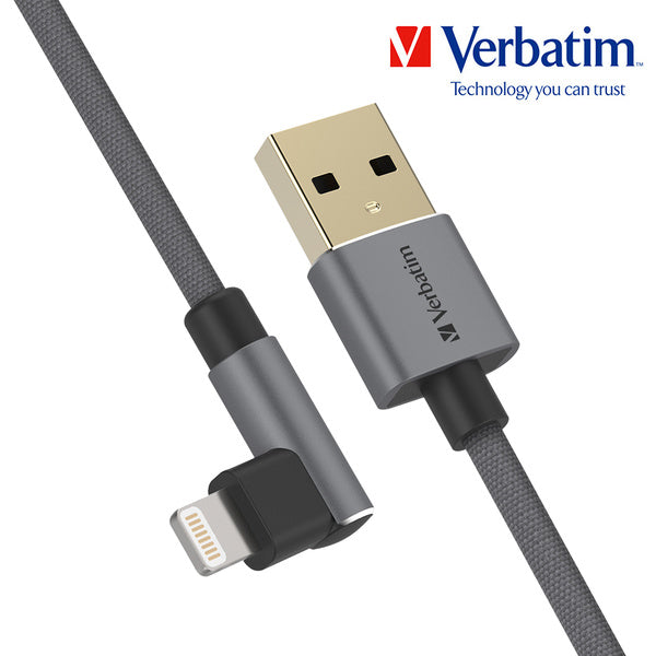 Verbatim 66191 120cm L-Shaped Lightning to USB-A Cable