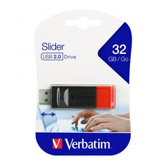 Verbatim 65926 Slider USB 2.0 Drive 32GB