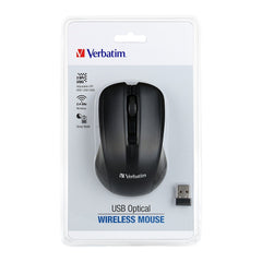 Verbatim 66432 USB Optical Wireless Mouse - Black