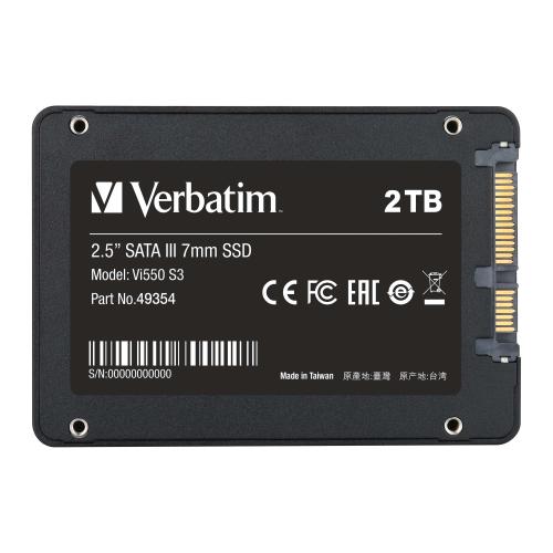 Verbatim 49354 Vi550 SATA III 2.5 SSD 2TB