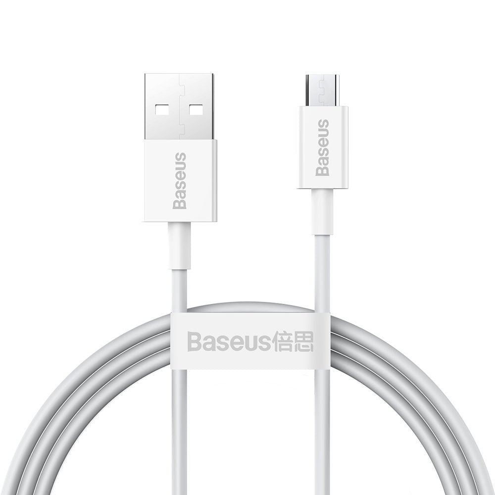 Buy Baseus Superior Micro USB Fast Charging Data Cable White 1m from Vmart in Pakistan