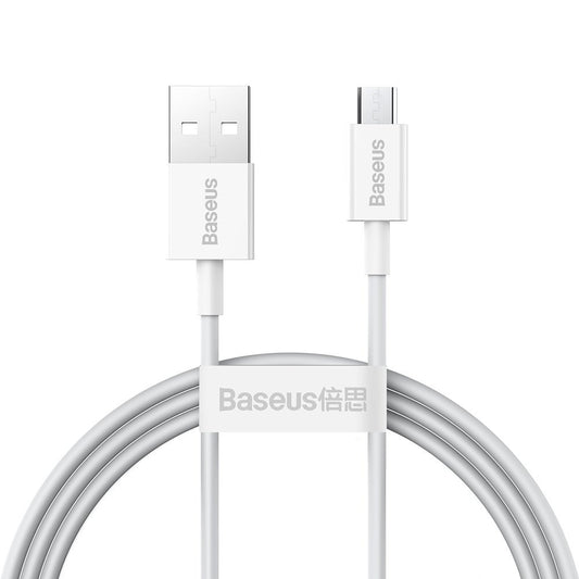 Buy Baseus Superior Micro USB Fast Charging Data Cable White 1m from Vmart in Pakistan