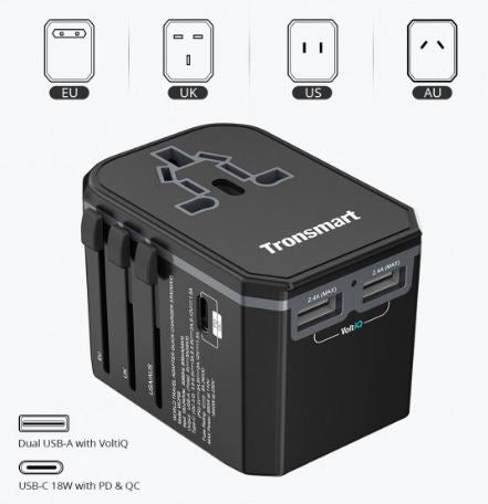 Buy Tronsmart WCP05 33W Universal Travel Adapter from Vmart in Pakistan