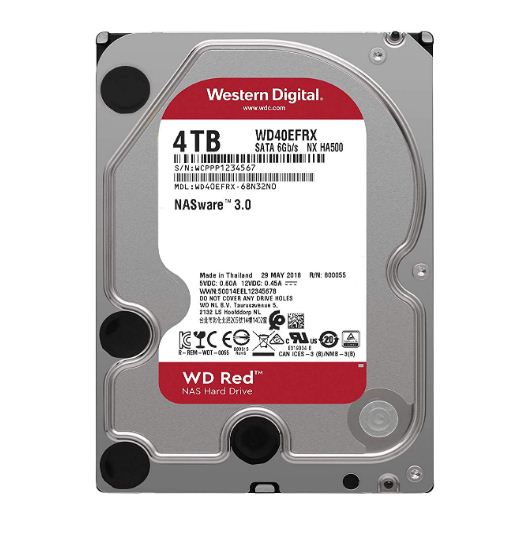 WD Red 3.5 NAS Hard Drive - 4TB