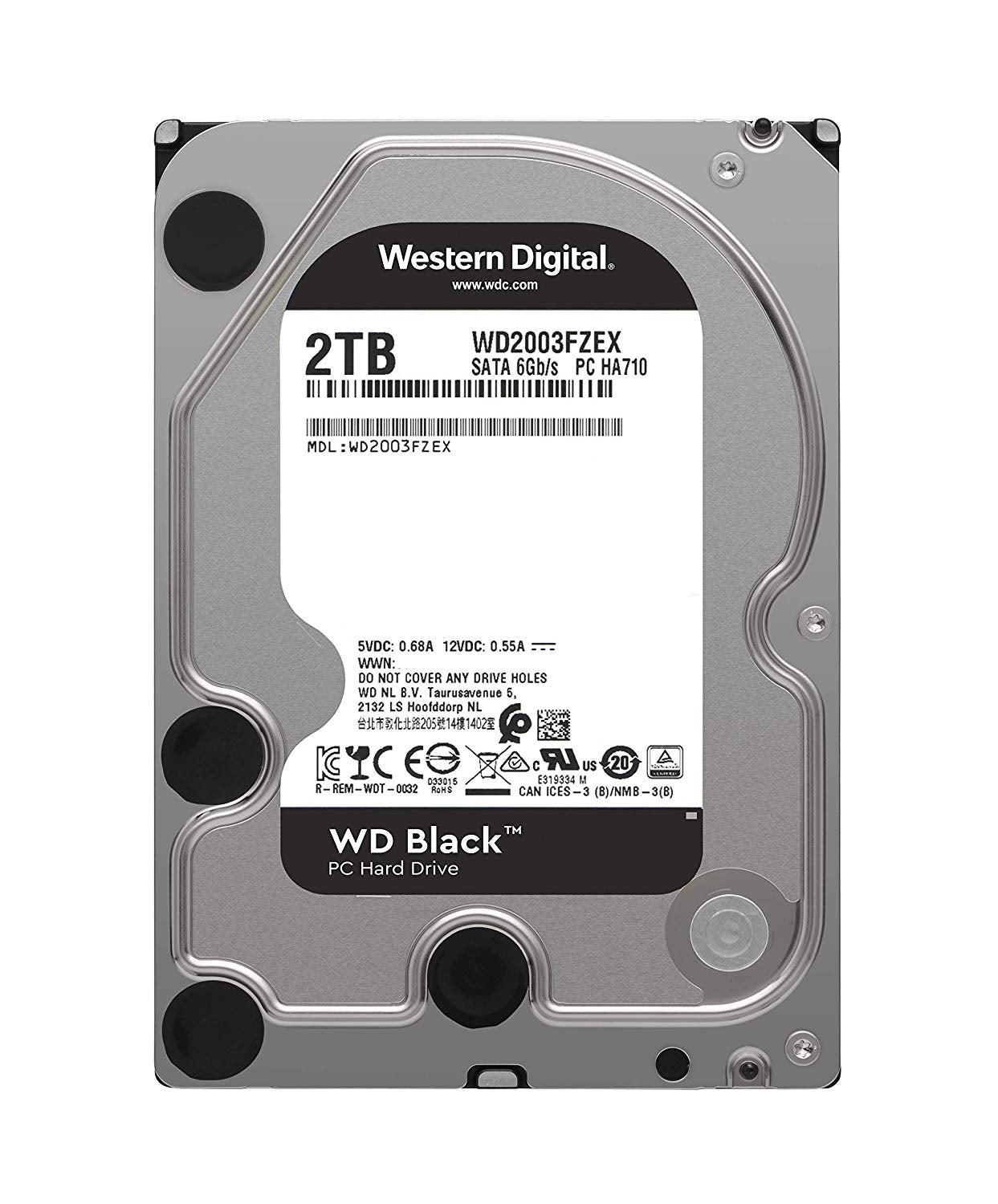 WD Black - Desktop Performance Internal Storage Hard Drive - 2TB