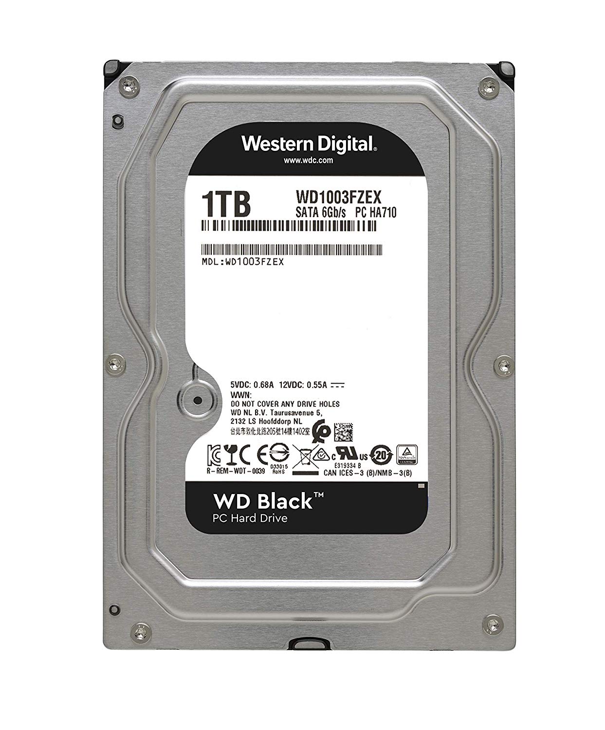 WD Black - Desktop Performance Internal Storage Hard Drive - 1TB