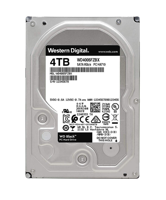 Buy WD Black – Desktop Performance Internal Storage Hard Drive – 4TB from Vmart in Pakistan