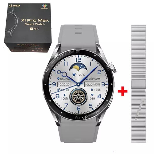 Buy W&amp;O X1 Pro Max Smart Watch - Silver from Vmart in Pakistan