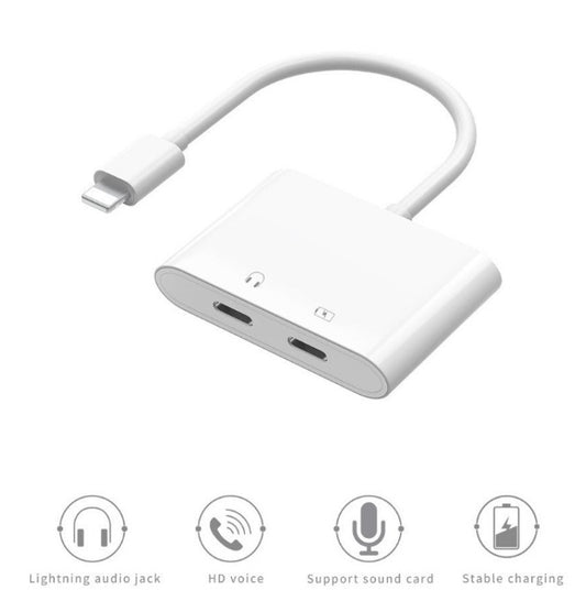 Buy WiWU LT01 Plus Lightning to Dual Lightning Audio Adaptor from Vmart in Pakistan