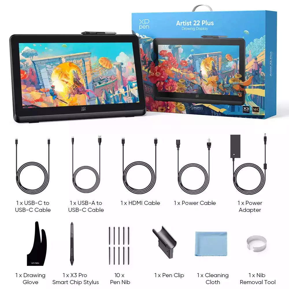 XP-Pen Artist 22 Plus Drawing Display Tablet