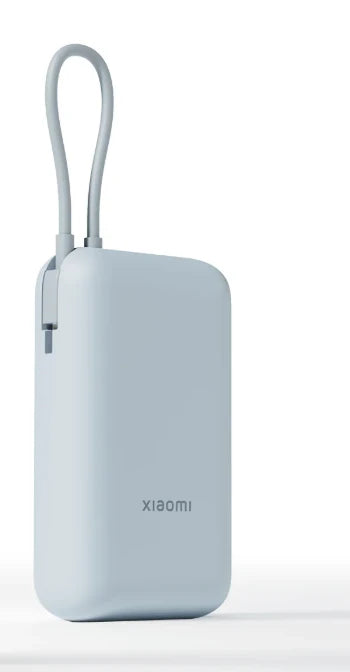 Buy Xiaomi Power Bank 10000mAh (Integrated Cable) Ice Blue Vmart in Pakistan
