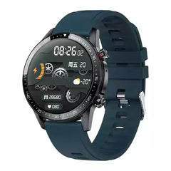 Yolo Fortuner Calling Smart Watch - Midnight Black with Moss Blue