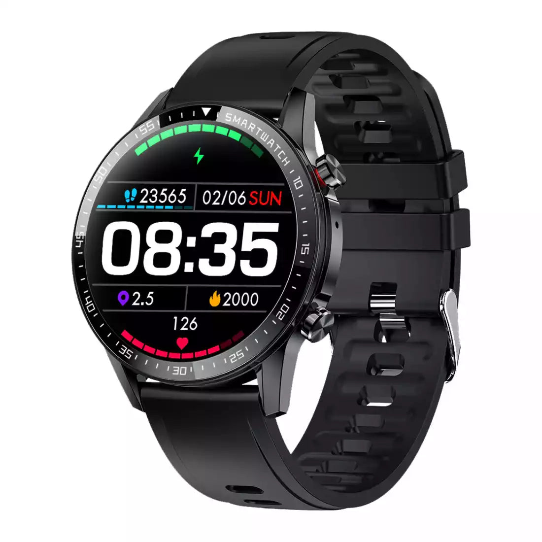 Yolo Fortuner Calling Smart Watch - Charcoal Black