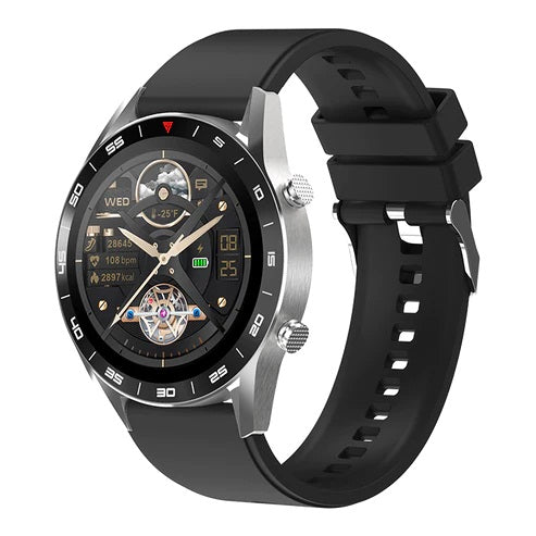 Buy Yolo Fortuner Pro Smart Watch - Chrome Silver with Mystery Black from Vmart in Pakistan