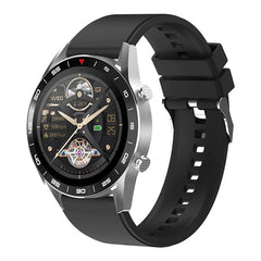 Yolo Fortuner Pro Smart Watch - Chrome Silver with Mystery Black