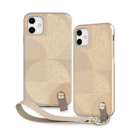 Buy Moshi Altra Case With Detachable Wrist Strap For iPhone 11 - Sahara Beige from Vmart in Pakistan