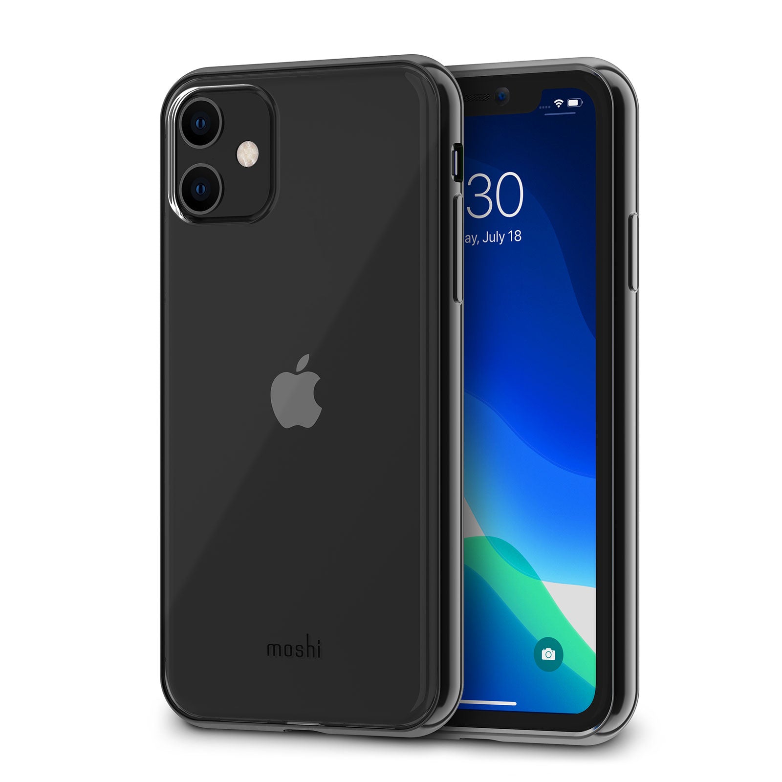 Moshi Vitros Clear Case for iPhone 11 - Raven Black