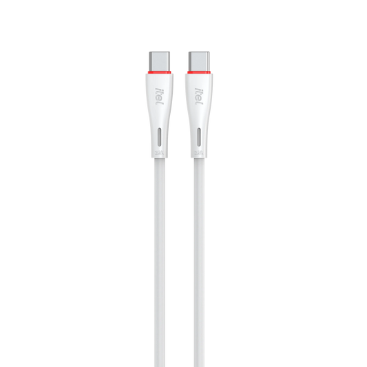 Buy itel C60S Pulse Type-C to Type-C Data Cable 1m White from Vmart in Pakistan