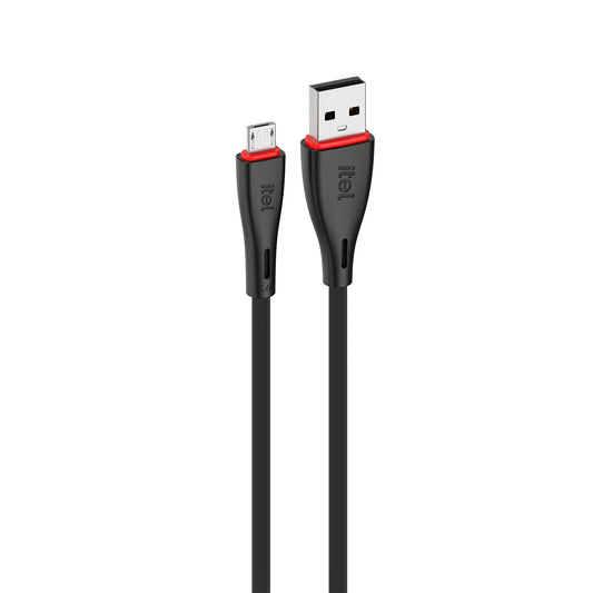 Buy itel M24 Pulse II 2.4A Micro USB Cable Black from Vmart in Pakistan