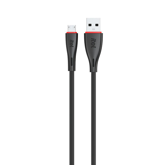 Buy itel M24 Pulse II 2.4A Micro USB Cable Black from Vmart in Pakistan