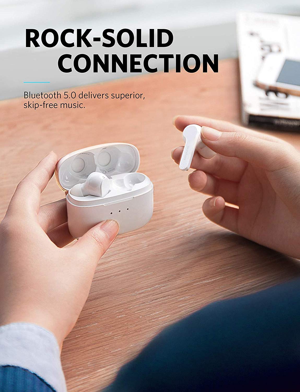 Anker Soundcore Liberty Air True-Wireless Earphones with Charging Case - White