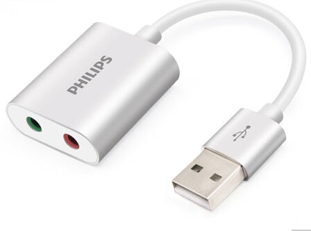 Buy Philips External Sound Card USB To 3.5mm Audio Port from Vmart in Pakistan