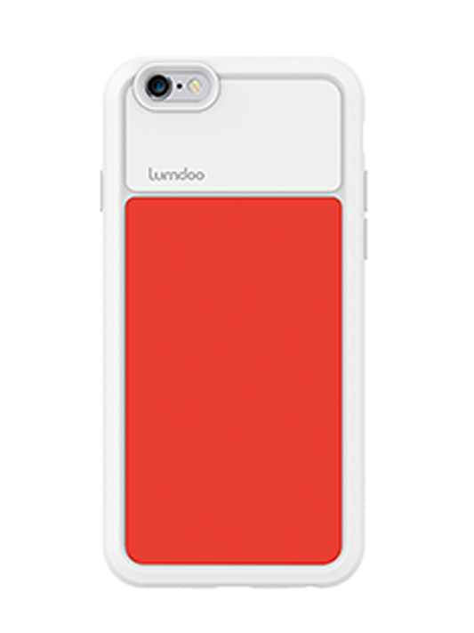Buy Lumdoo Duo Cover for iPhone 6 with Original Night Glow Effect + Lumdoo Light Pen (White/Red) from Vmart in Pakistan