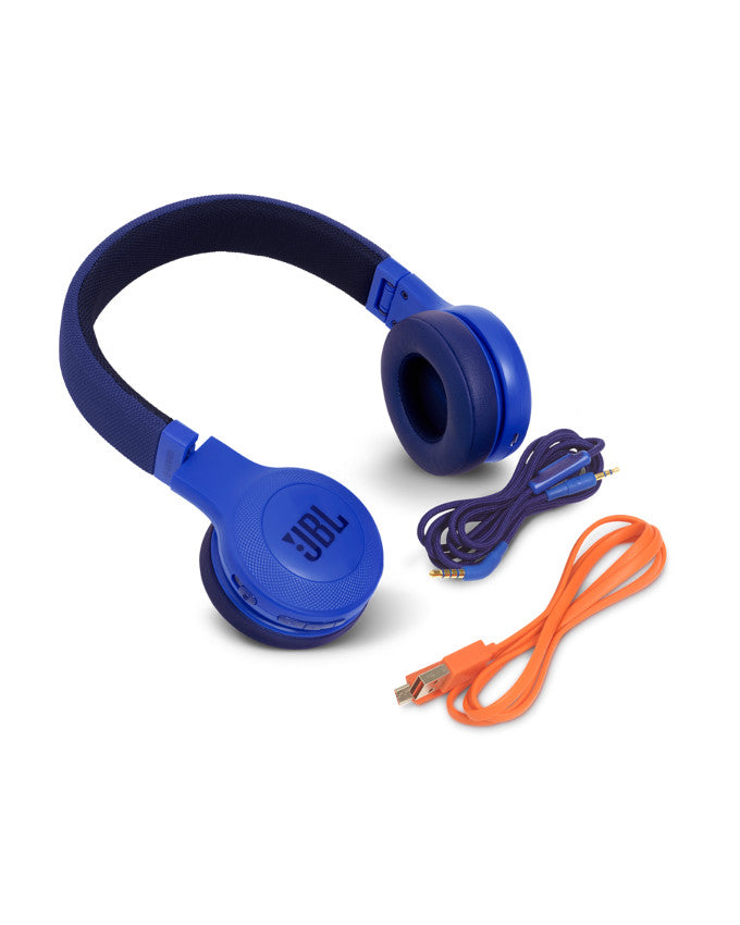 JBL E45BT Wireless On-ear Headphones - Blue