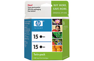 HP Ink C6615D #15 Twin Pack