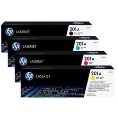 HP 201A 4 Color Black/Cyan/Magenta/Yellow Original Toner Cartridge Set