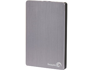 Seagate Backup Plus Slim Portable Drive 1TB USB 3.0 (Titanium Silver)