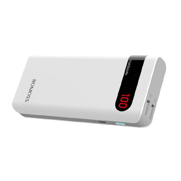 Romoss Sense 4P 10400mAh Power Bank - White