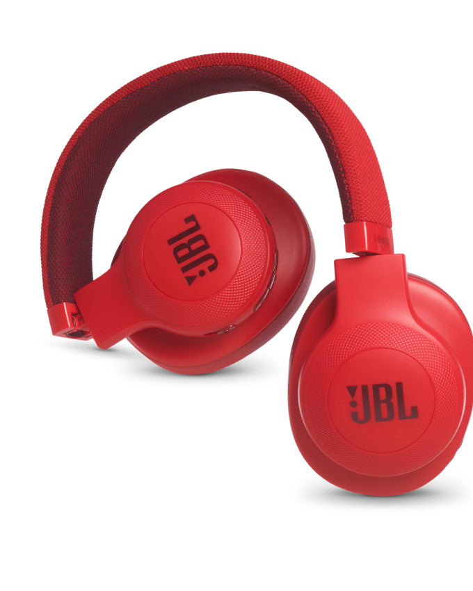 JBL E55BT Wireless Bluetooth On-ear Headphones - Red