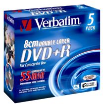 Verbatim Mini DVD+R Double Layer 5pk