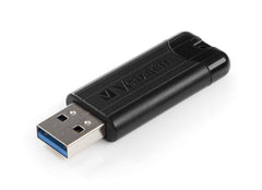 Verbatim PinStripe USB 3.0 Drive 64GB - Black