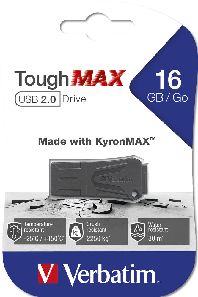 Verbatim ToughMAX USB 2.0 Drive - 16GB