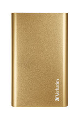 Verbatim Portable USB Power Pack Charger 5000 mAh - Gold