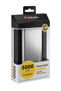 Verbatim Portable USB Power Pack Charger 5000 mAh - Silver