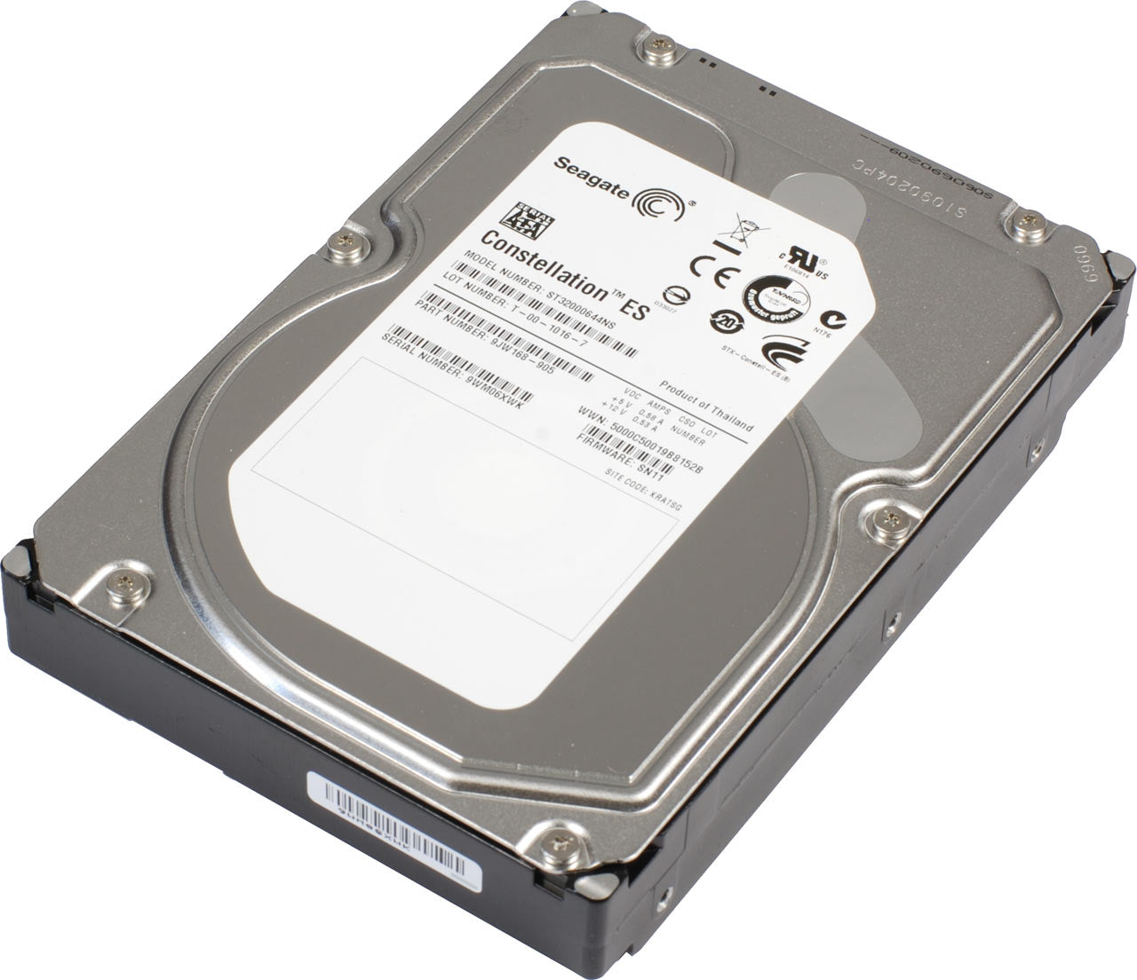 Seagate Constellation ES.3 3TB (3.5", 6 Gb/s, 7200RPM, 128MB Cache)