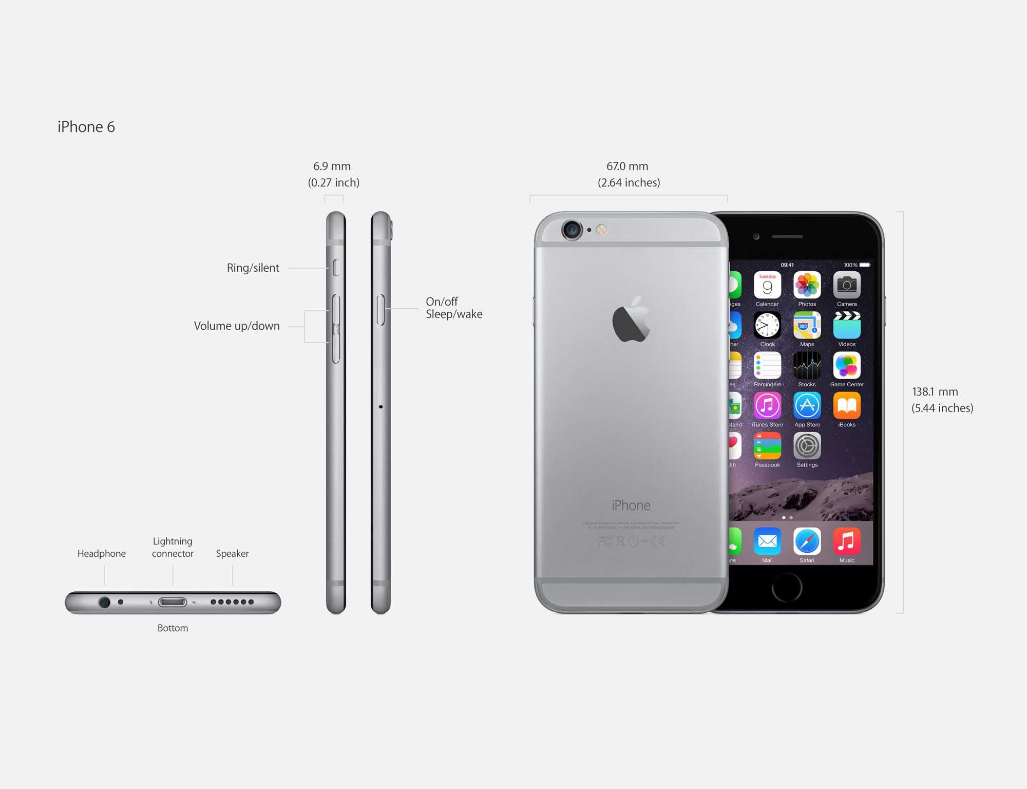 Buy Apple iPhone 6 16GB (Silver) from Vmart in Pakistan